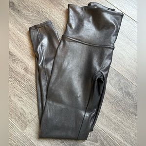 Spanx faux leather leggings